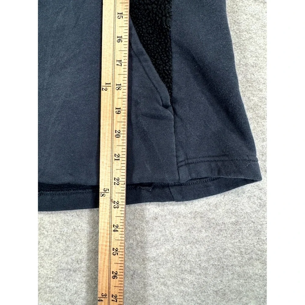 Nike Hoodie Girls XL Navy Sherpa Lined Swoosh Full Zip AV8422-010